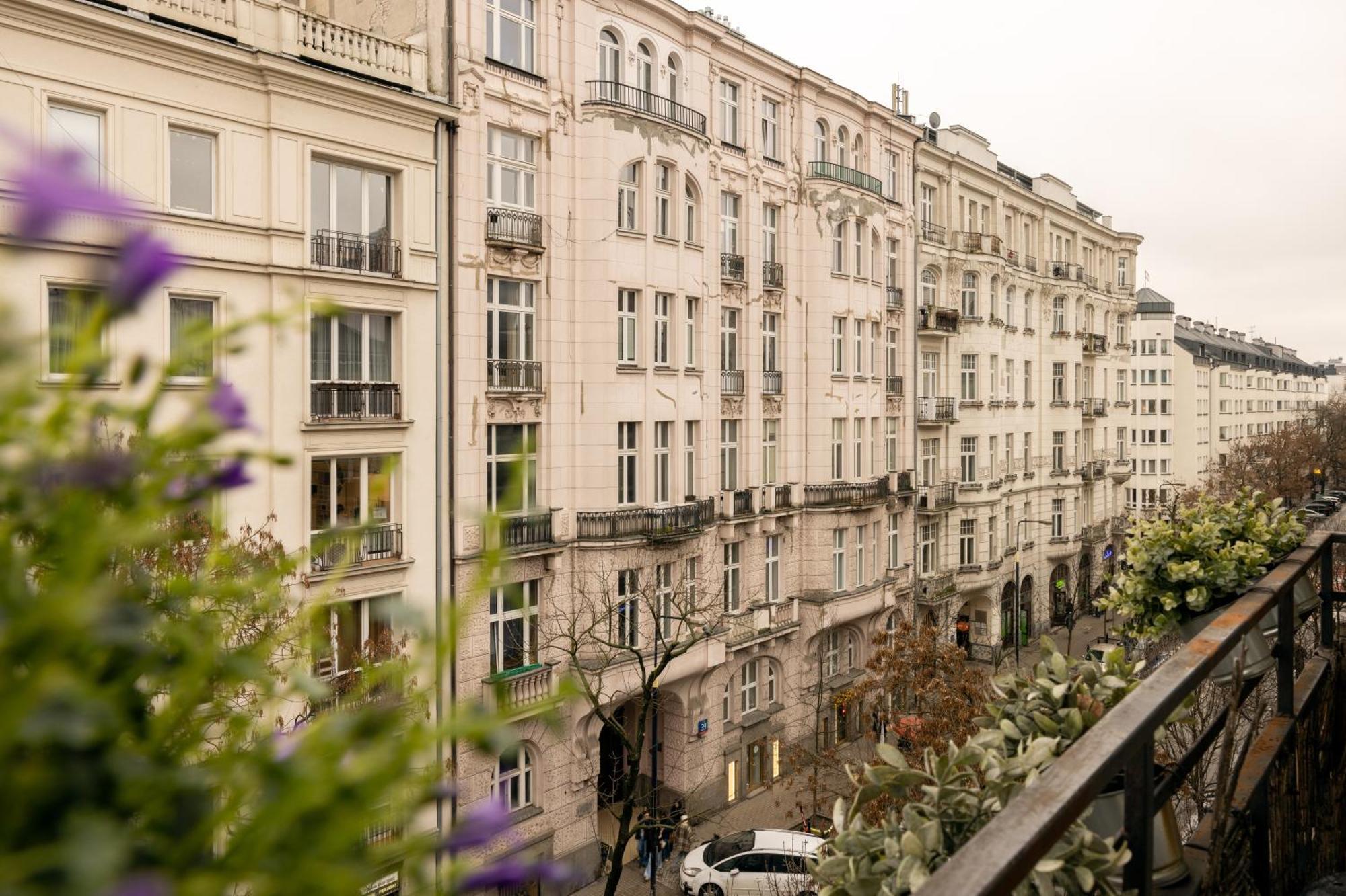 Relax Apartment Hoza / Poznanska Варшава Екстериор снимка
